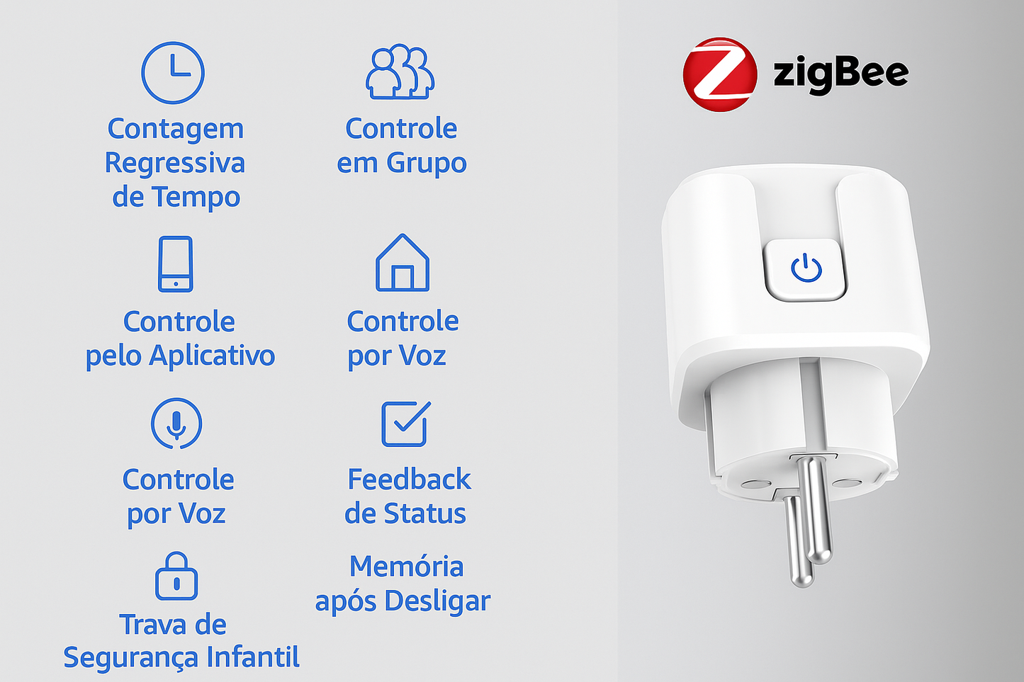 Tomada Inteligente| 16A / 20A| Controle por Voz| Monitoramento de Energia e Automação