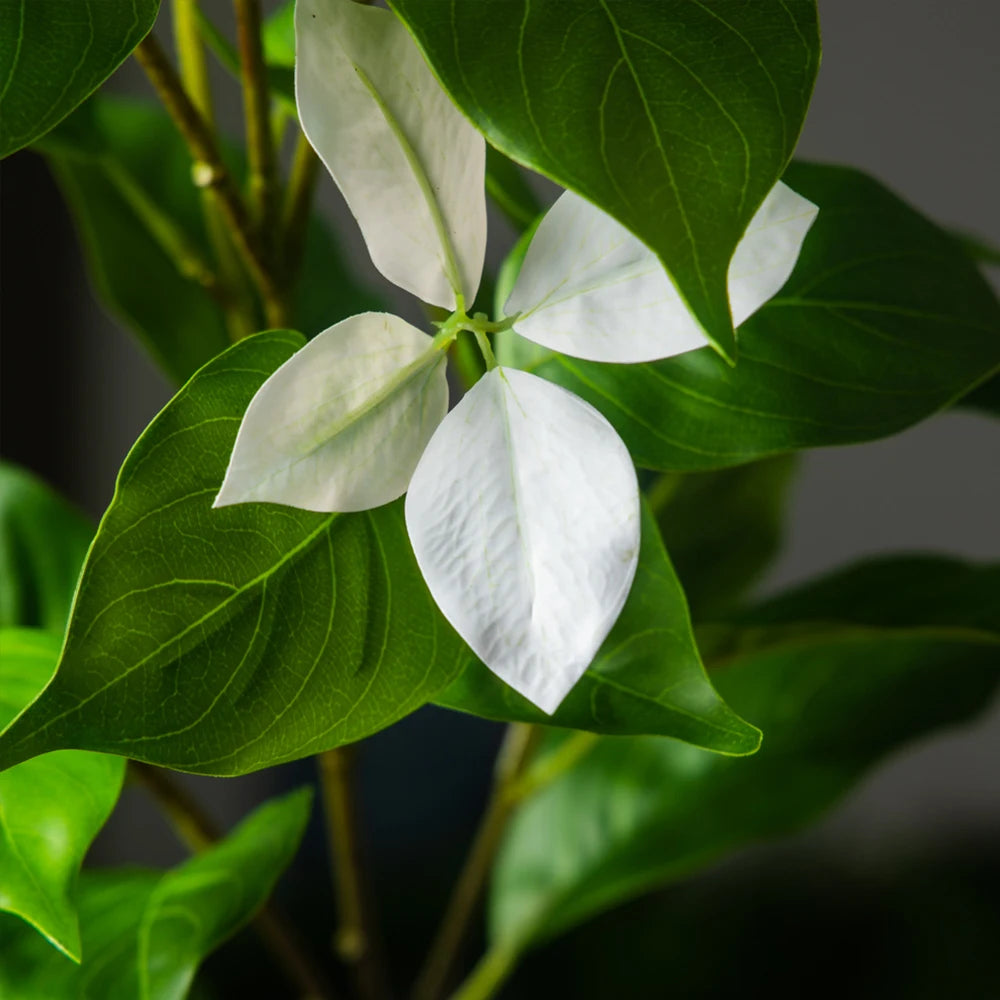 Árvore Artificial Grande Ficus Decorativa 82–144cm – Folhagem Realista para Casa, Escritório e Jardim