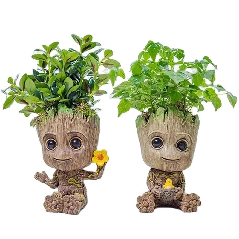 Mini Vaso Decorativo Groot –Suporte para Plantas e Decoração Criativa