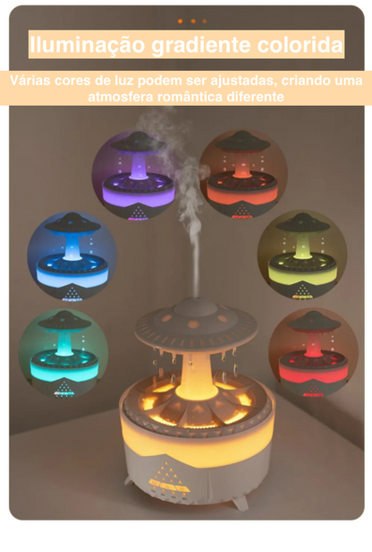 Difusor De Óleo Essencial De Aromaterapia, Umidificador De Ar Forma UFO