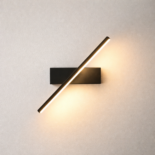 Arandela LED Rotativa 330°| Luminária em Alumínio| Direcionável