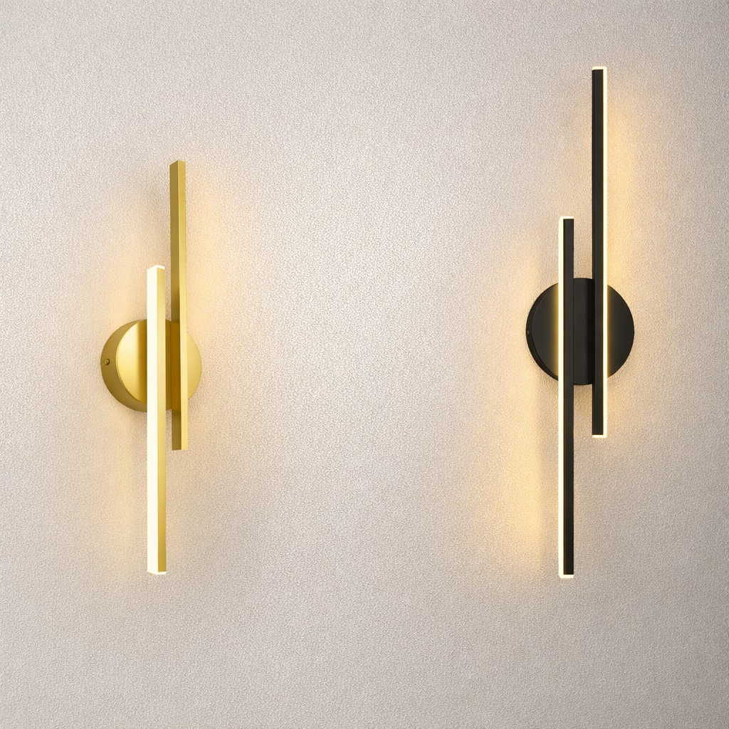 Iluminação LED Minimalista| Acrílico e Metal| Iluminação Up & Down