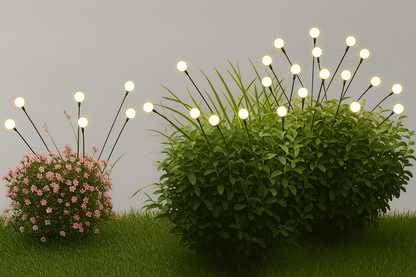 Luzes Solares Firefly| Efeito Vagalumes para Jardim e Decoração Externa