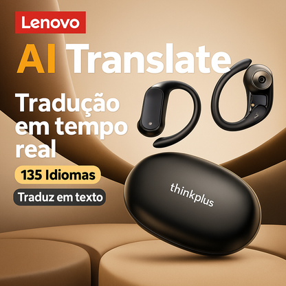 Lenovo XT55 Fone 5.4| Tradução em Tempo Real|Redução de Ruído|Chamadas HD
