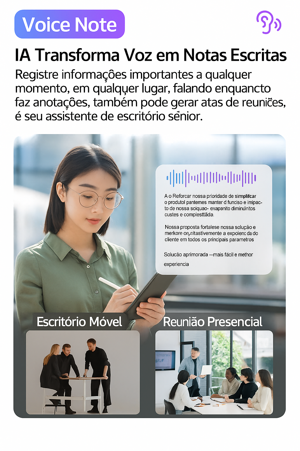 Lenovo XT55 Fone 5.4| Tradução em Tempo Real|Redução de Ruído|Chamadas HD