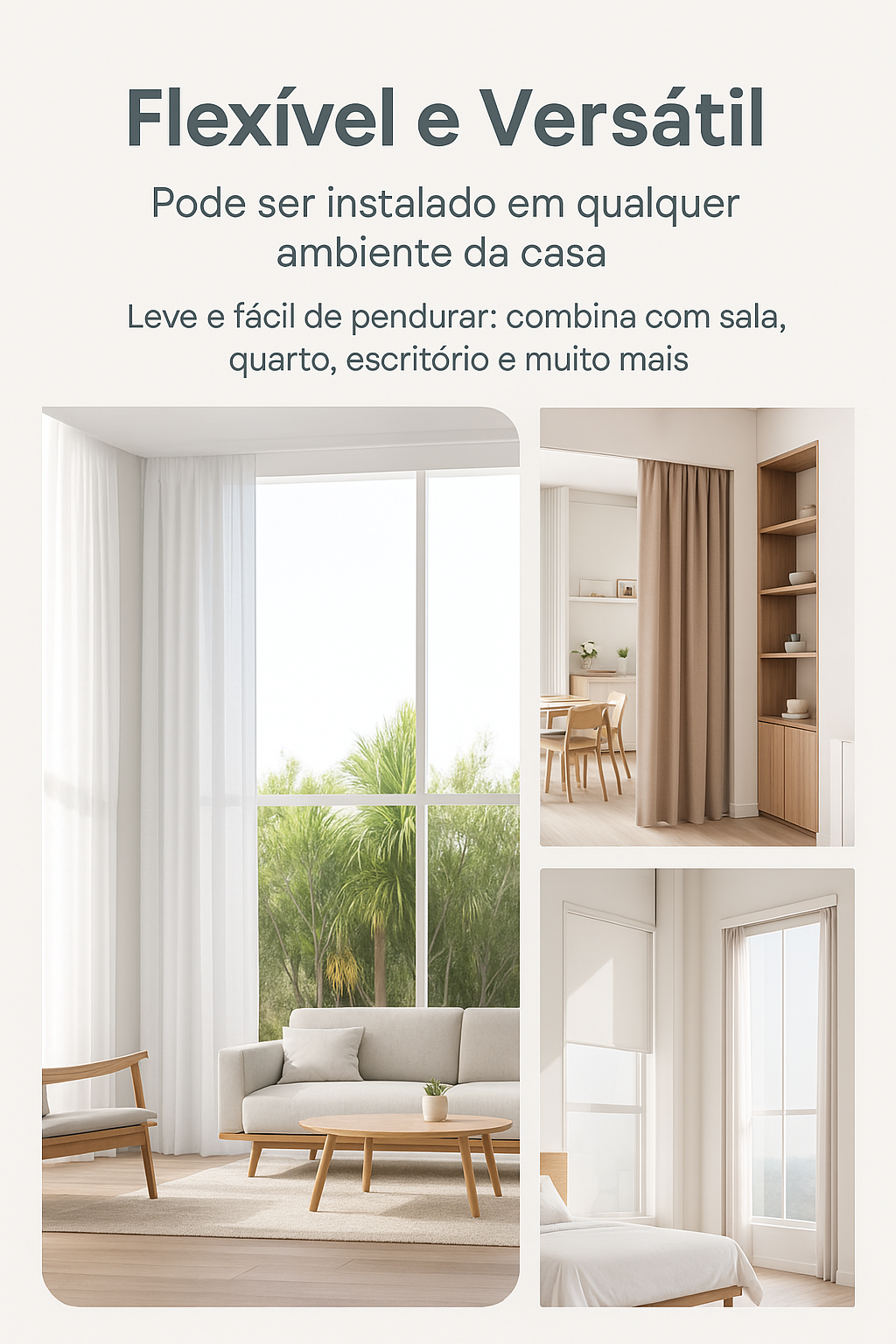 Robô de Cortina Inteligente| Instalação Fácil| Controle por Voz