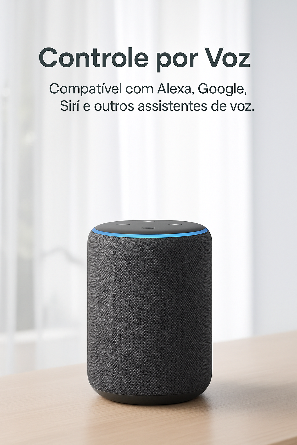 Robô de Cortina Inteligente| Instalação Fácil| Controle por Voz