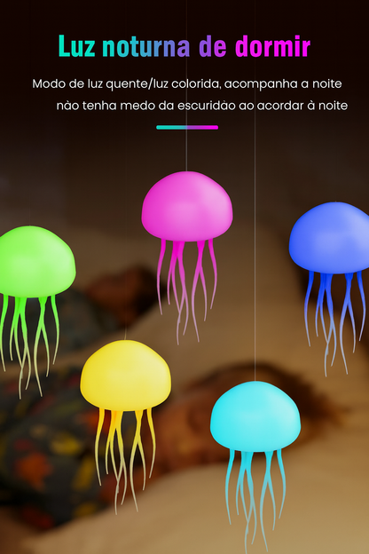 Luminária de cabeceira LED Nihgt Light controle de voz, gradiente.