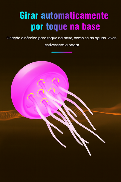 Luminária de cabeceira LED Nihgt Light controle de voz, gradiente.