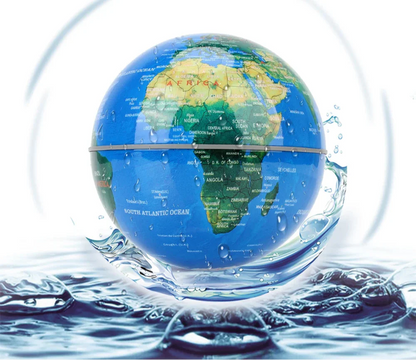 Globo de Levitação Magnética Flutuante LED Mapa Mundi