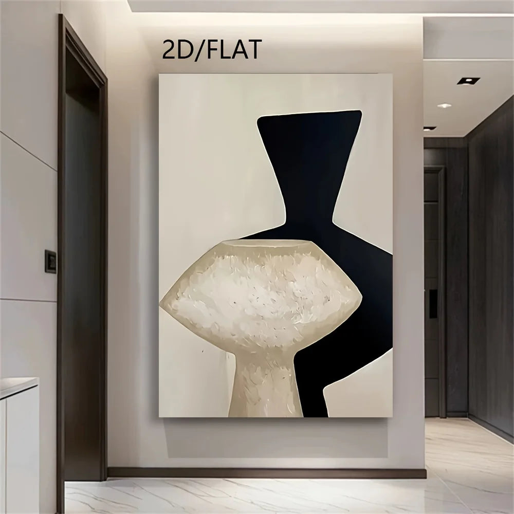 Quadro Decorativo Minimalista – Impressão em Tela Canvas Moderna e Abstrata