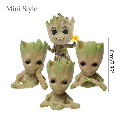 Mini Vaso Decorativo Groot –Suporte para Plantas e Decoração Criativa
