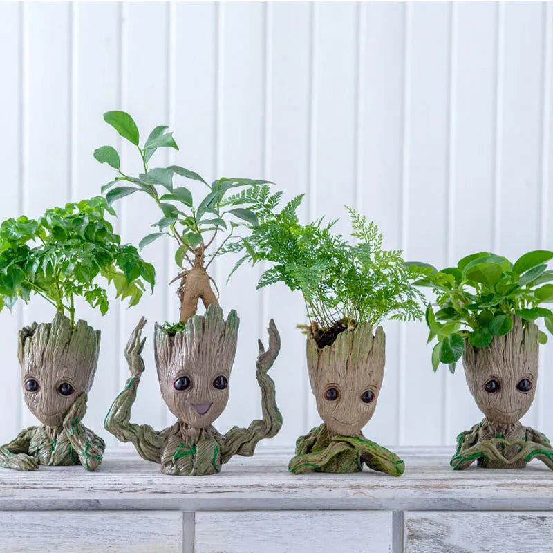 Mini Vaso Decorativo Groot –Suporte para Plantas e Decoração Criativa