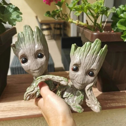 Mini Vaso Decorativo Groot –Suporte para Plantas e Decoração Criativa