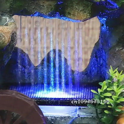 Fonte Zen de Água com Cadeira de Balanço