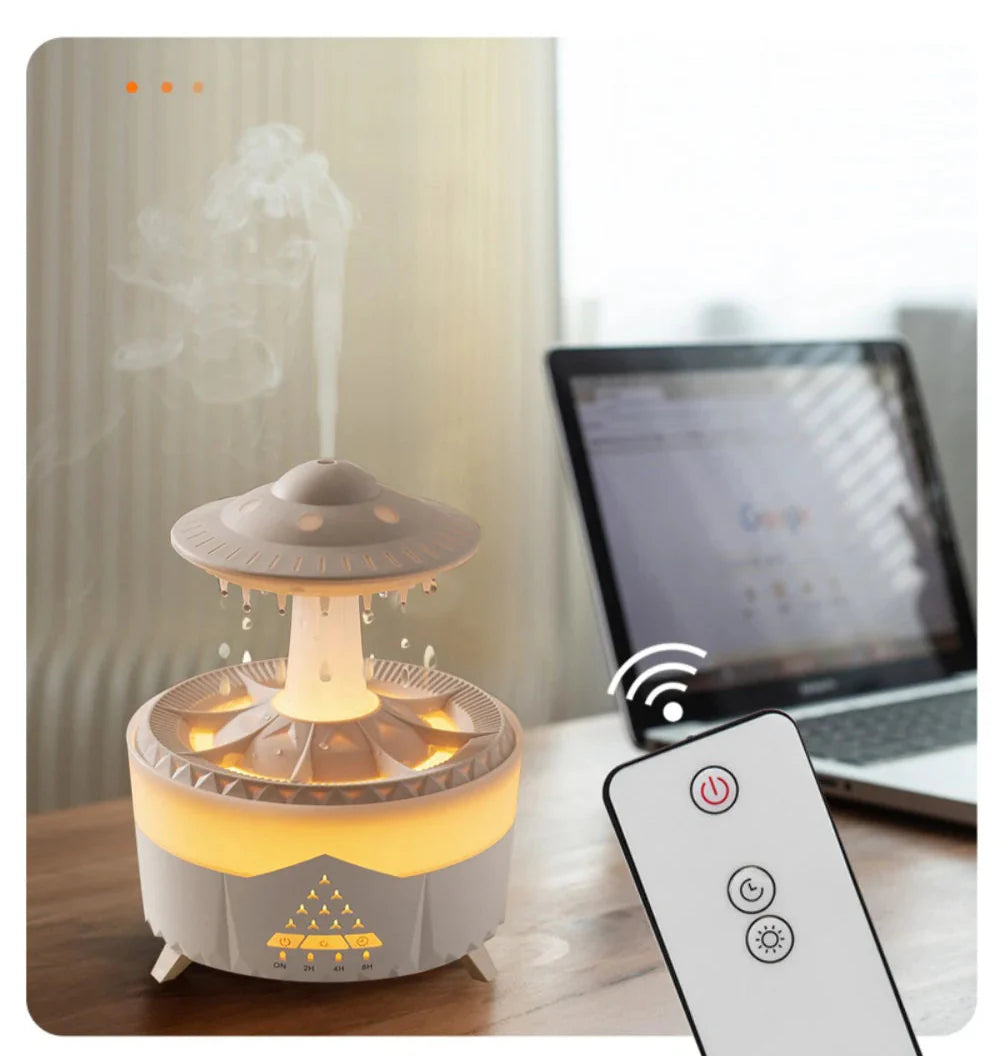 Difusor De Óleo Essencial De Aromaterapia, Umidificador De Ar Forma UFO