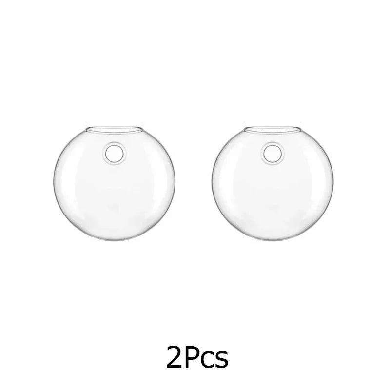 Vaso Decorativo Montagem na Parede de Vidro Flat Transparente