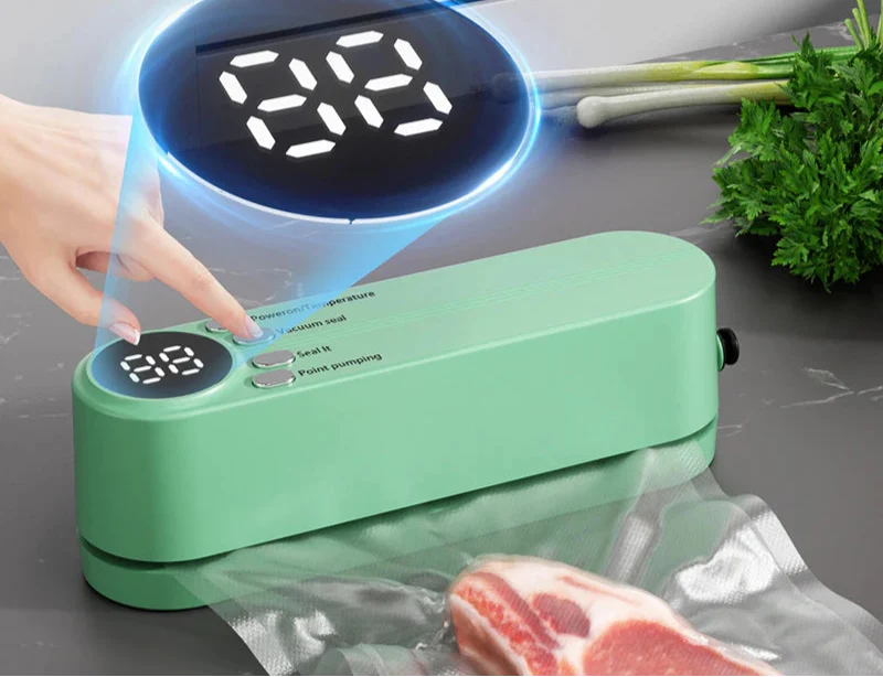Mini máquina de selagem a vácuo sem fio, USB| Automática| Portátil