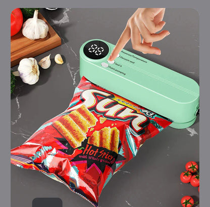 Mini máquina de selagem a vácuo sem fio, USB| Automática| Portátil