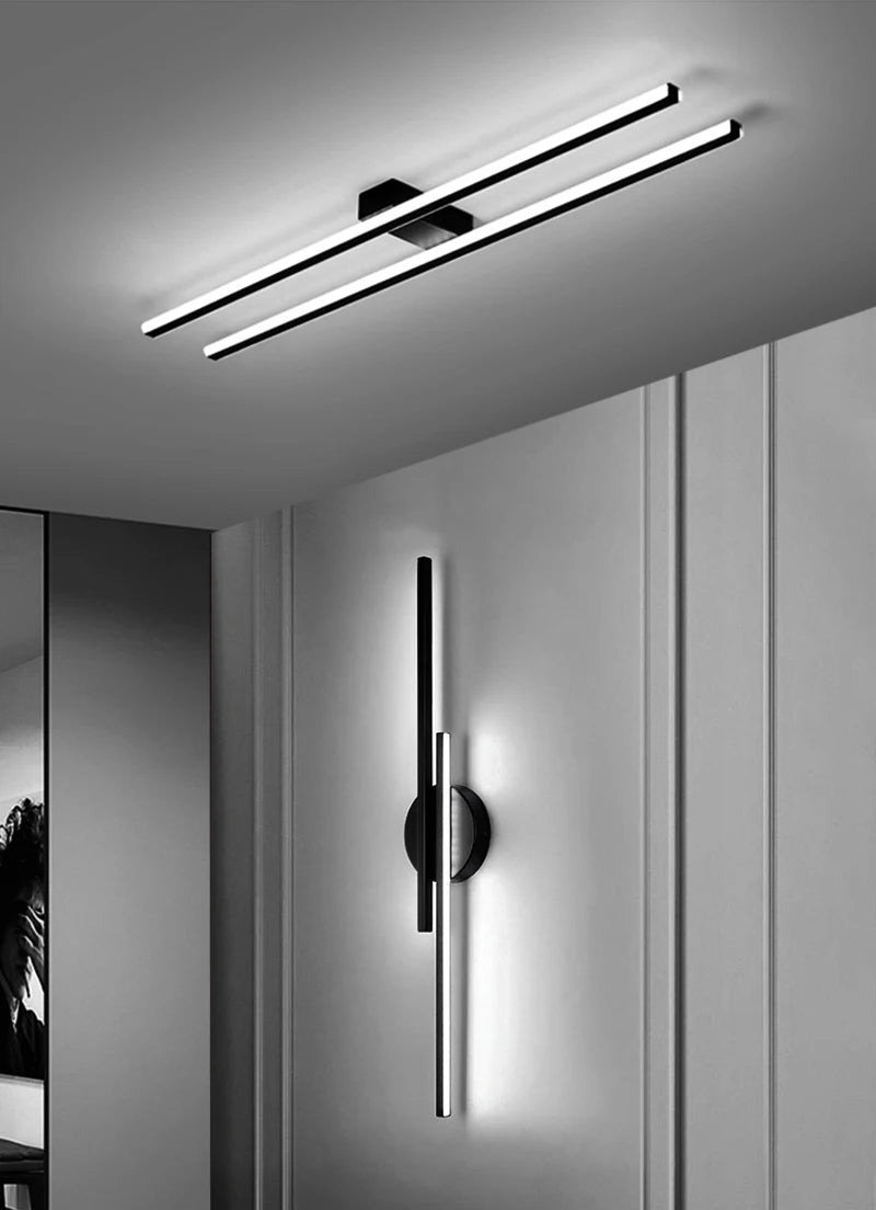 Iluminação LED Minimalista| Acrílico e Metal| Iluminação Up & Down