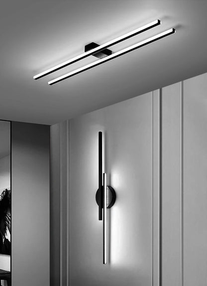 Iluminação LED Minimalista| Acrílico e Metal| Iluminação Up & Down