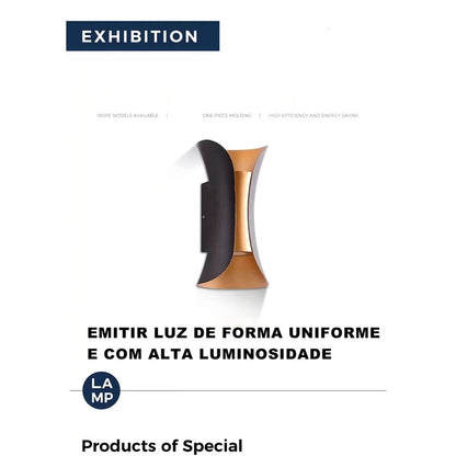 Arandela LED 10W IP65 Luz Amarela Quente – Interno/Externo