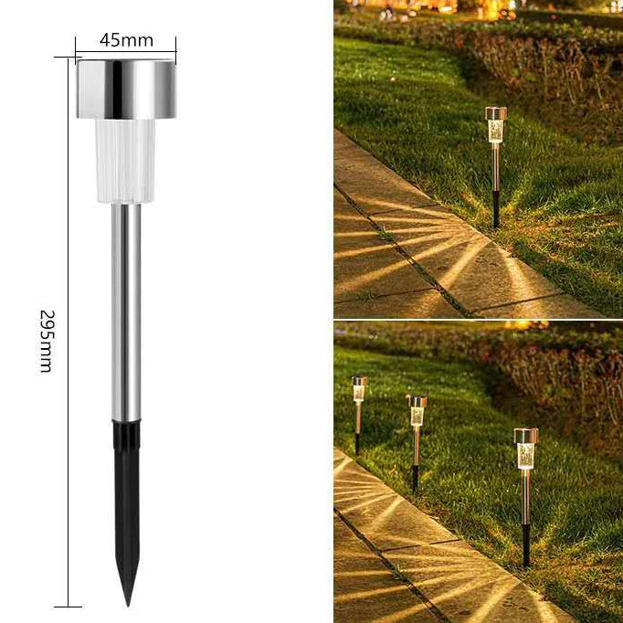 Kit Luminária Solar Balizador Espeto LED Jardim – Luz Quente, Fria ou RGB