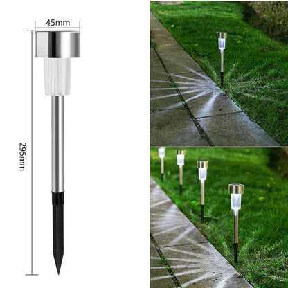 Kit Luminária Solar Balizador Espeto LED Jardim – Luz Quente, Fria ou RGB