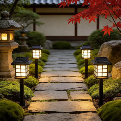 Luz Solar LED à Prova D’Água para Jardim e Áreas Externas