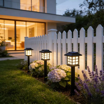 Luz Solar LED à Prova D’Água para Jardim e Áreas Externas